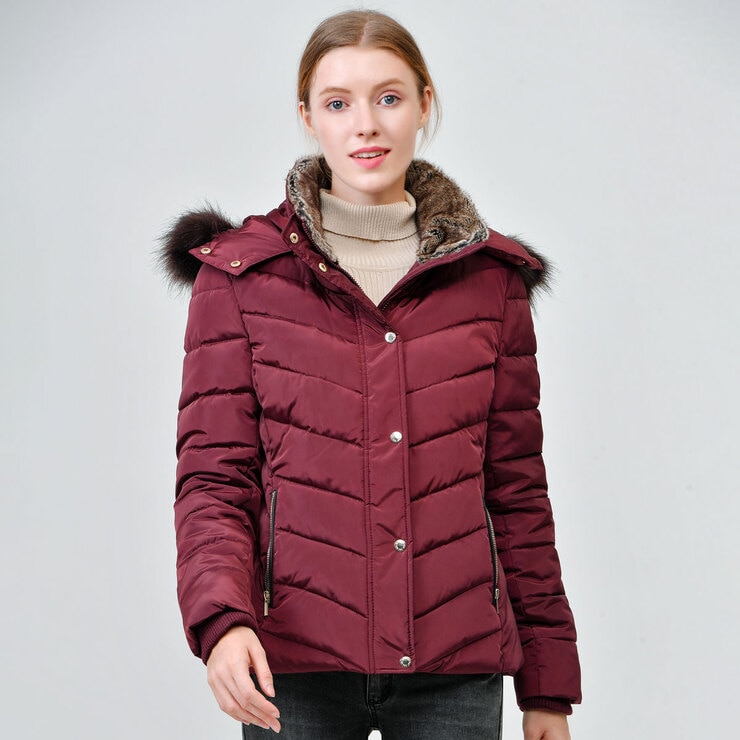 Harvey & Jones Shelley Women's Jacket in Plum | Costco UK