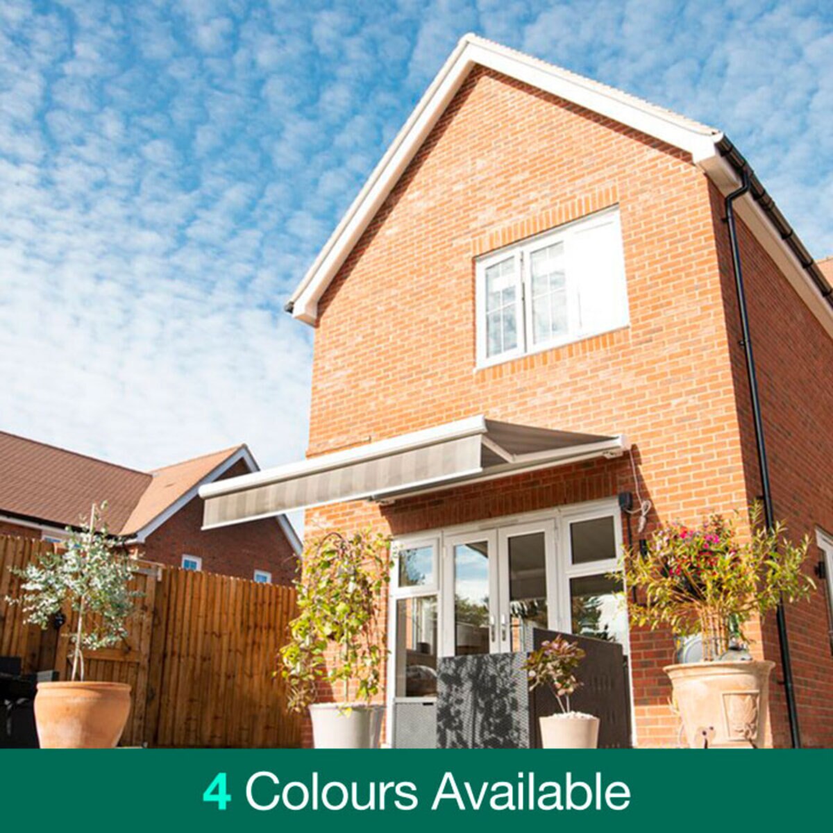 Goss Outdoor Electric Pars Awning 3m Wide with 2.5m Projection D...