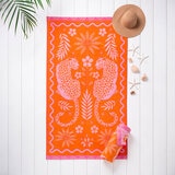 Welhome Beach Towel in 4 designs, 102 x 183 cm