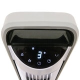 Close up image of Seville Slimline Digital Fan control panel