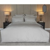 Belledorm 540 Thread Count Satin Stripe Grey Duvet Cover Set in 3 Sizes Belledorm 540 Thread Count Satin Stripe Grey Duvet Cover Set in 3 Sizes