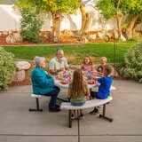 Lifetime 3.6ft (1.11m) Round Picnic Table - Model 260205