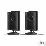 Ring Plug-In Indoor Camera Plus Black - 2 Pack