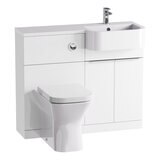 Tavistock Lindo 99.6 cm Floor Mounted Right Hand WC Unit in White