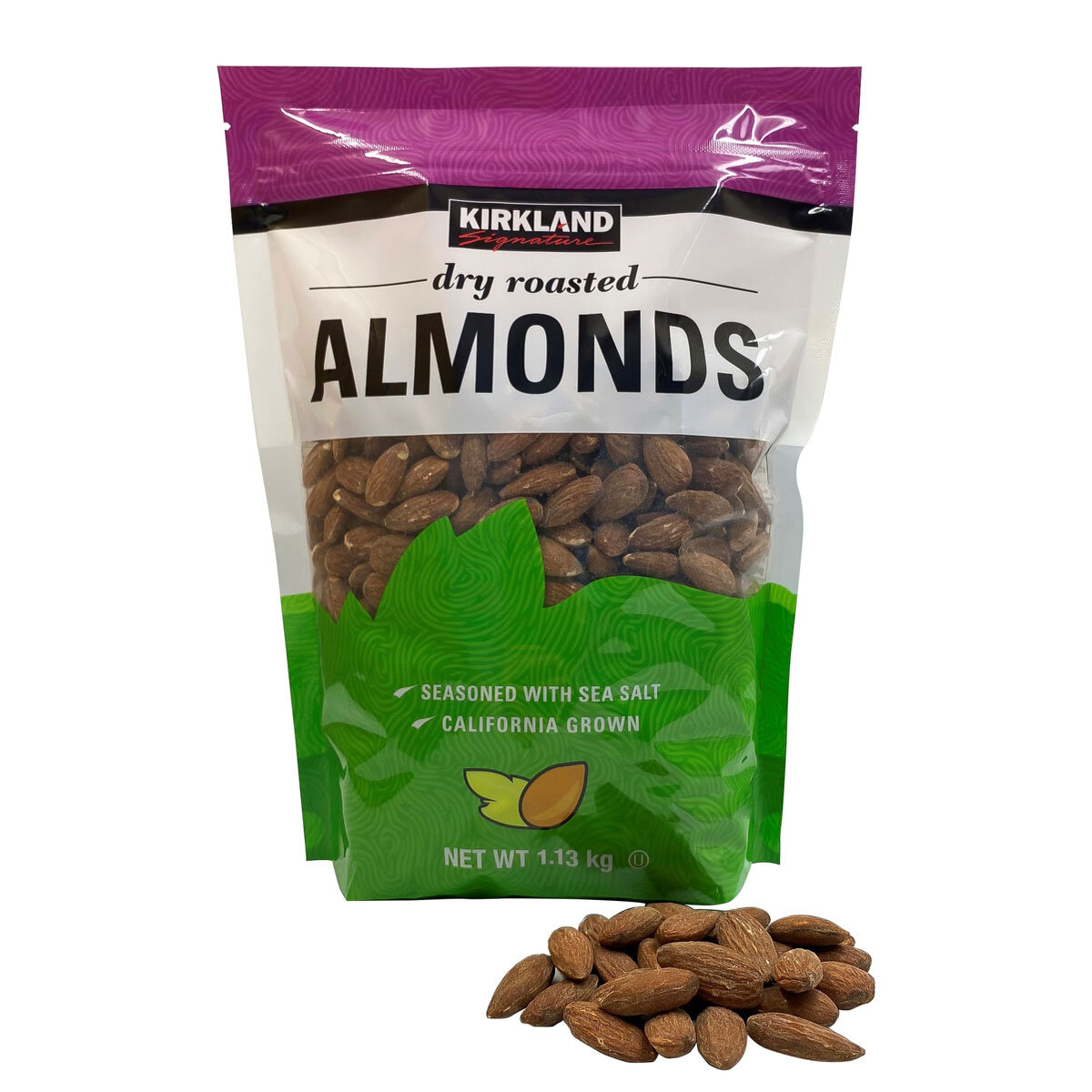 Kirkland Signature Dry Roasted Almonds, 1.13kg