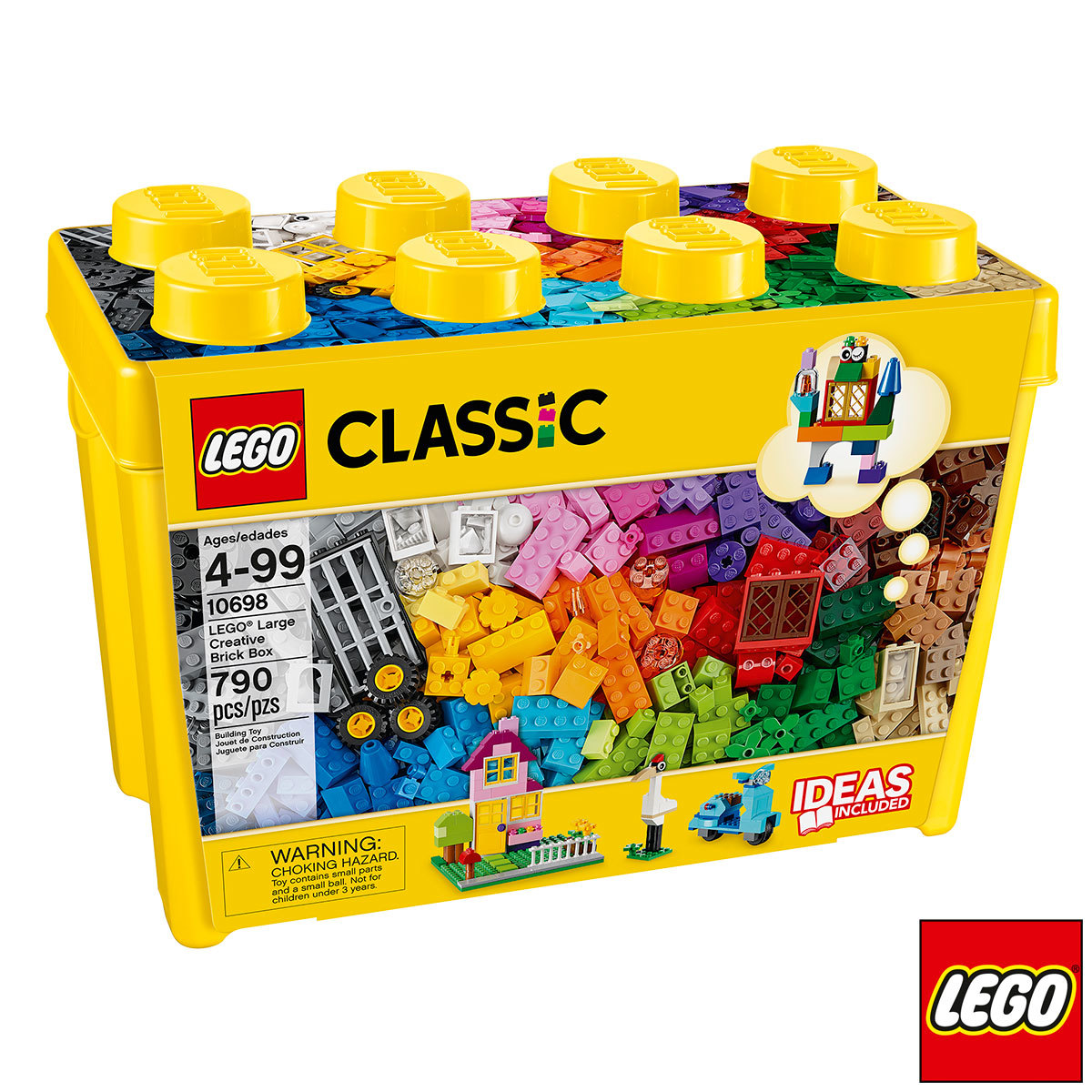 LEGO Classic box creative brick box set on white background