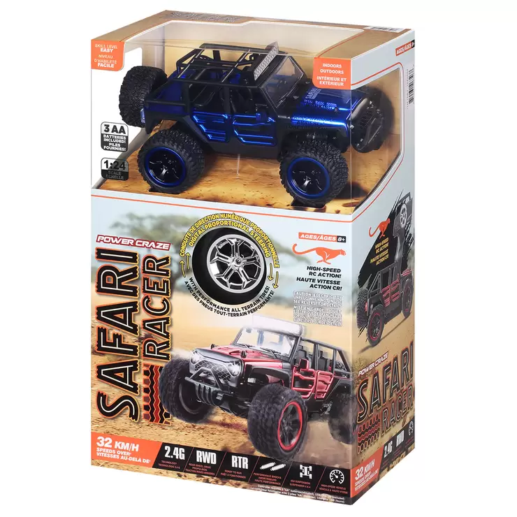 3 Inch (8cm) Power Craze Safari Racer High Speed Remote Control Buggy in Blue (8+ Years) 3 Inch (8cm) Power Craze Safari Racer High Speed Remote Control Buggy in Blue (8+ Years)