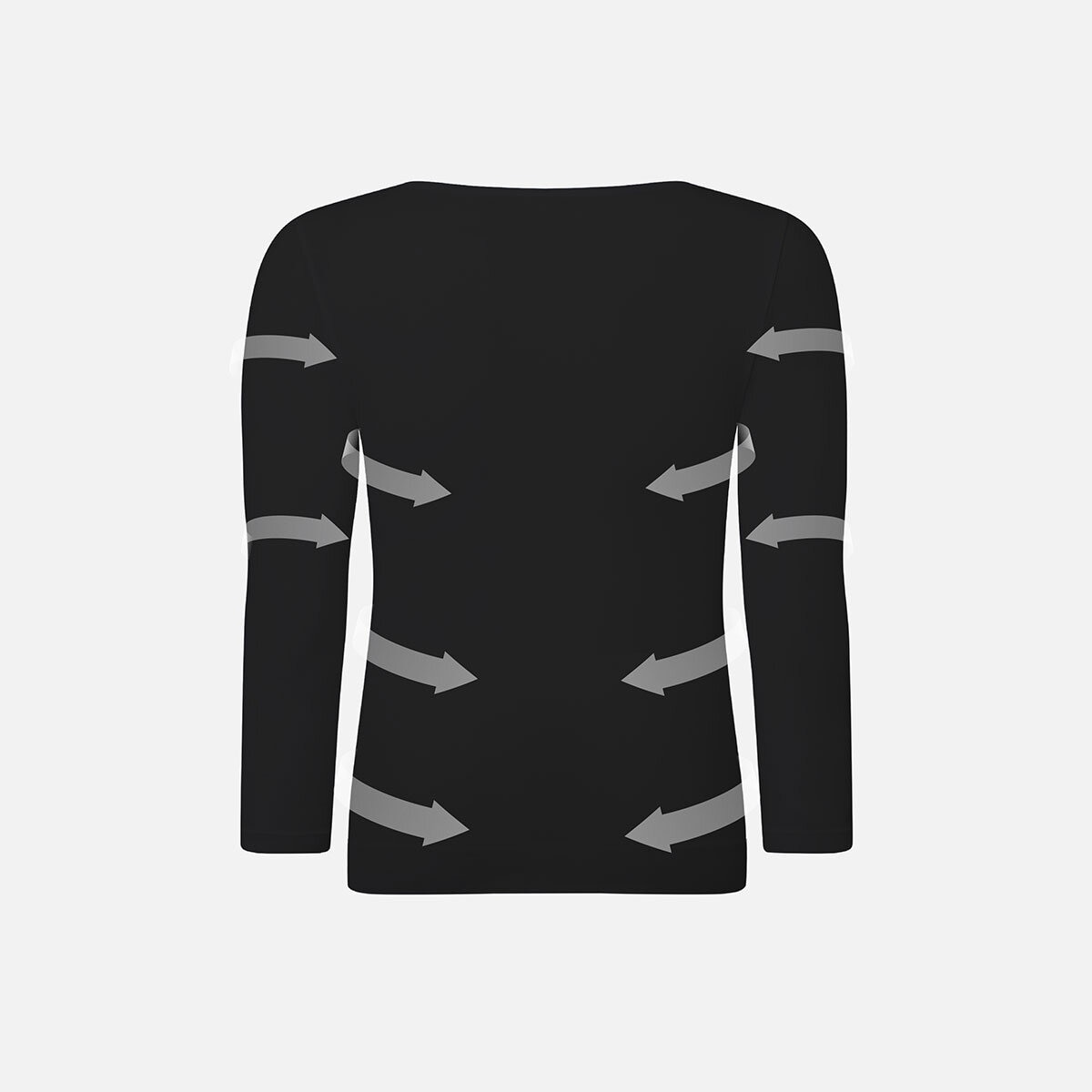EvenLina long-sleeved shaping compression T-shirt