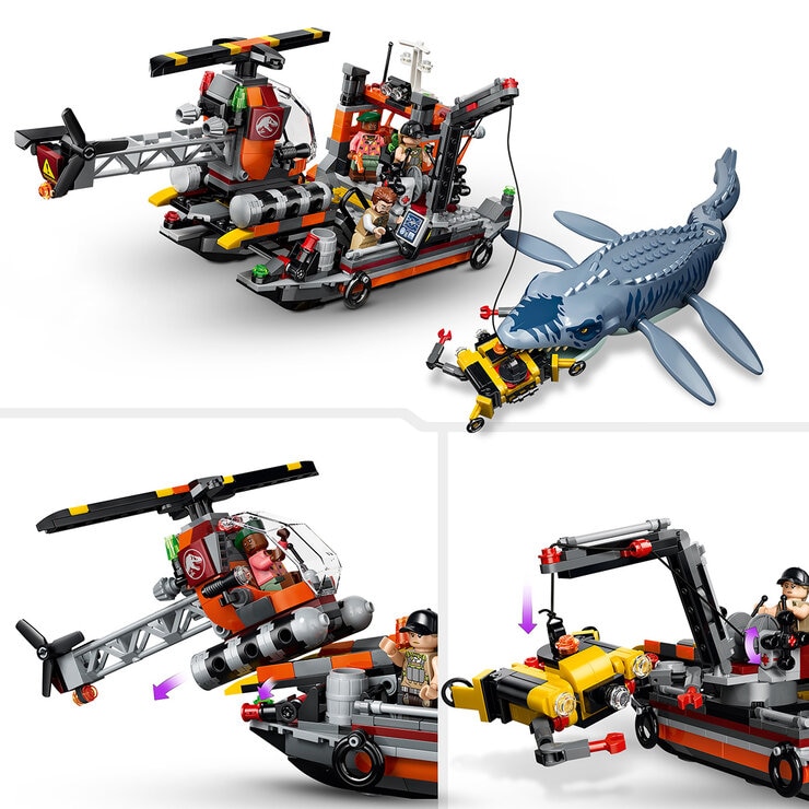 LEGO Jurassic World Mosasaurus Dinosaur Boat Attack - Model 77983 (7+ Years) LEGO Jurassic World Mosasaurus Dinosaur Boat Attack - Model 77983 (7+ Years)