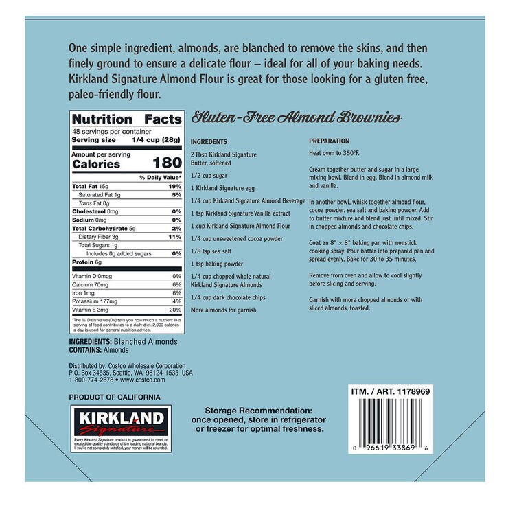 Costco Kirkland Signature Almond Flour vrogue.co