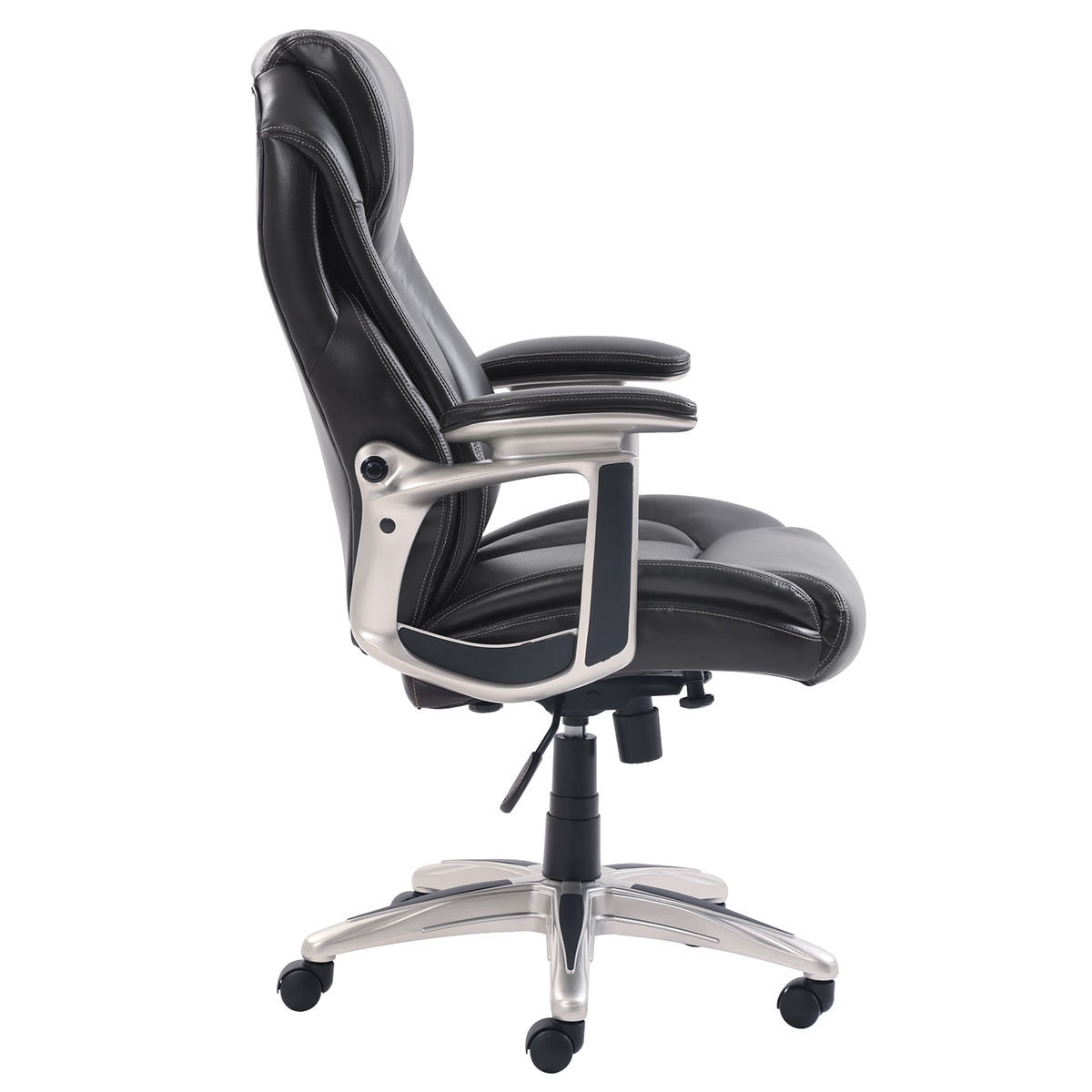 True Innovations Black Leather Executive Office Chair | Costco UK