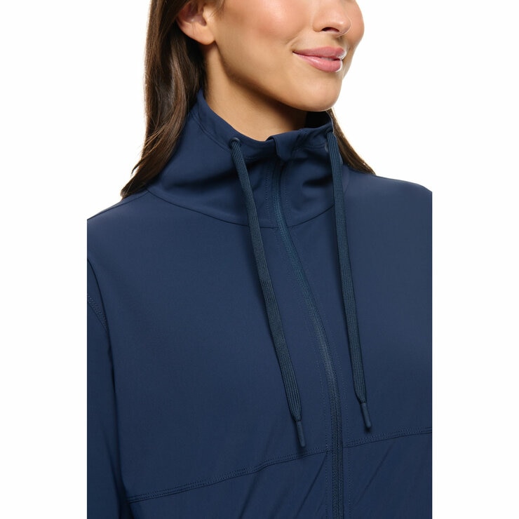 Kirkland Signature Women's Full Zip Active Jacket in Blue