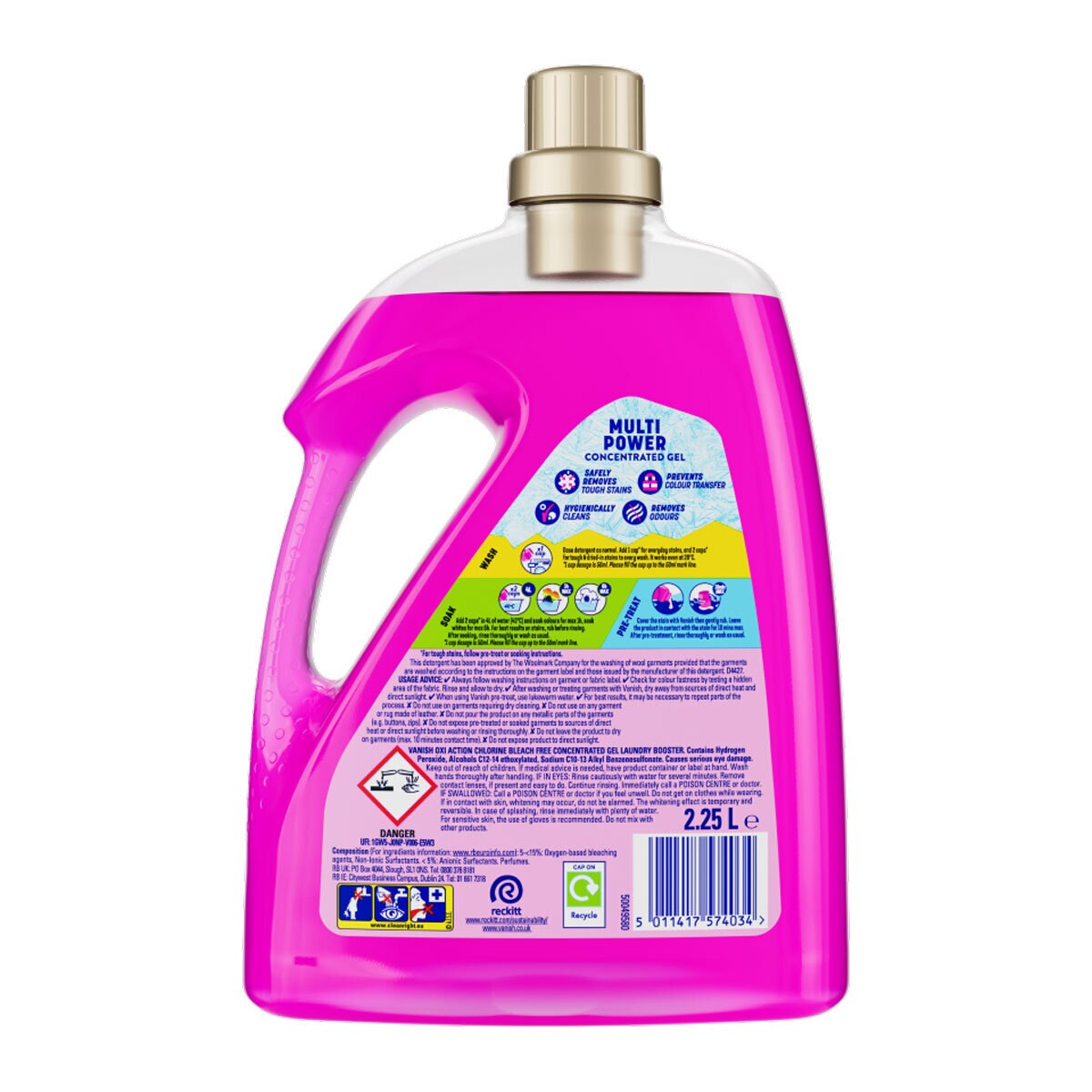 Vanish Gold Power Gel, 2.25L