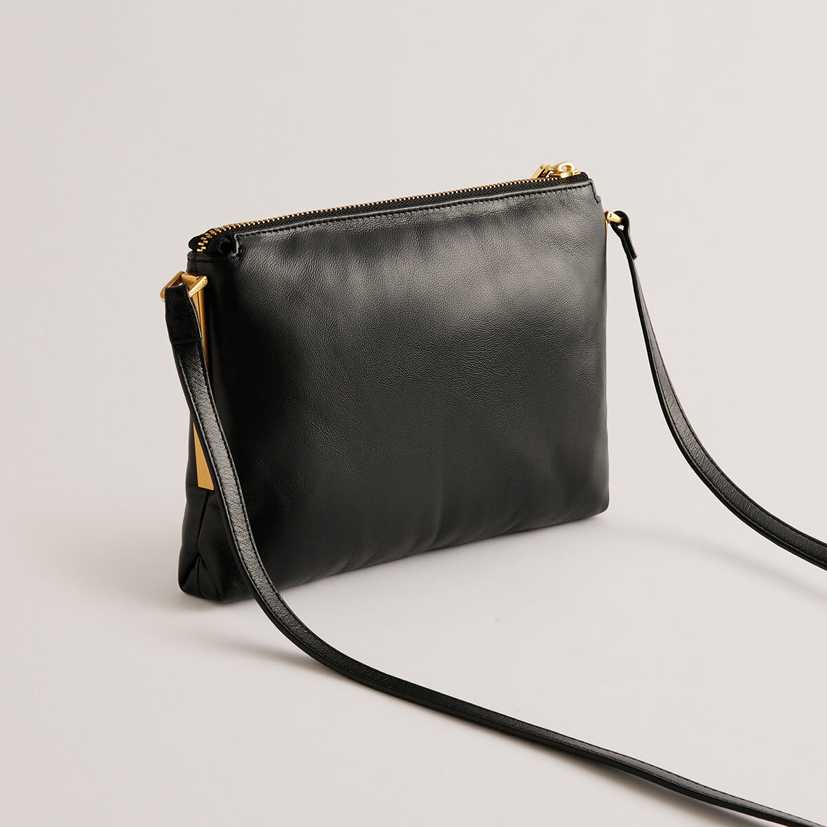 Ted Baker Samilly Leather Crossbody Bag in Black