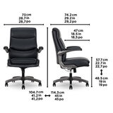 La-Z-Boy® Manager Chair with Flip-Up Arms, Black