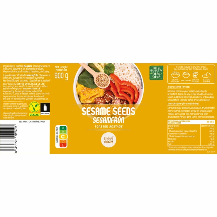 Back of pack information