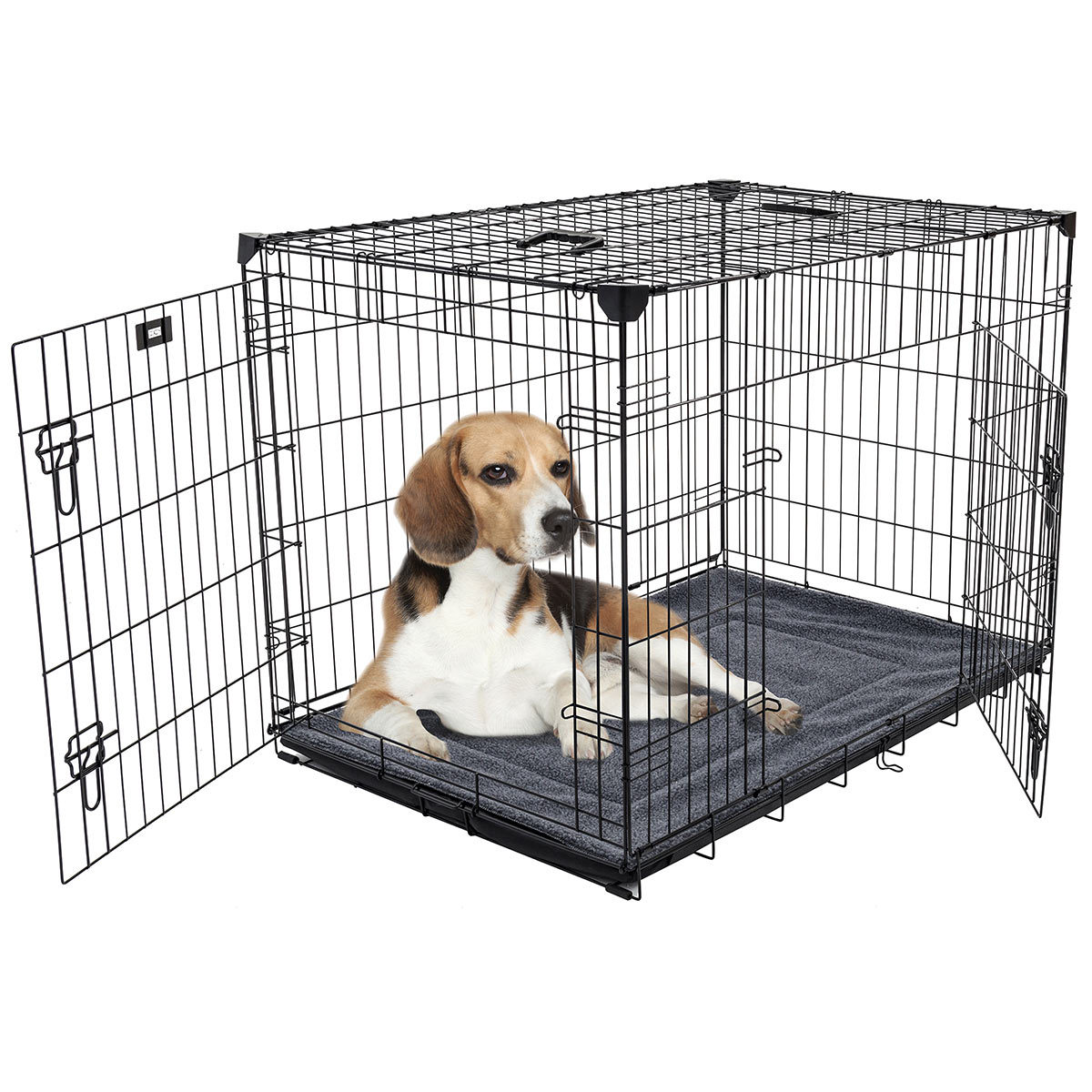 Lucky Dog Indoor Kennel with 2 Doors - Large