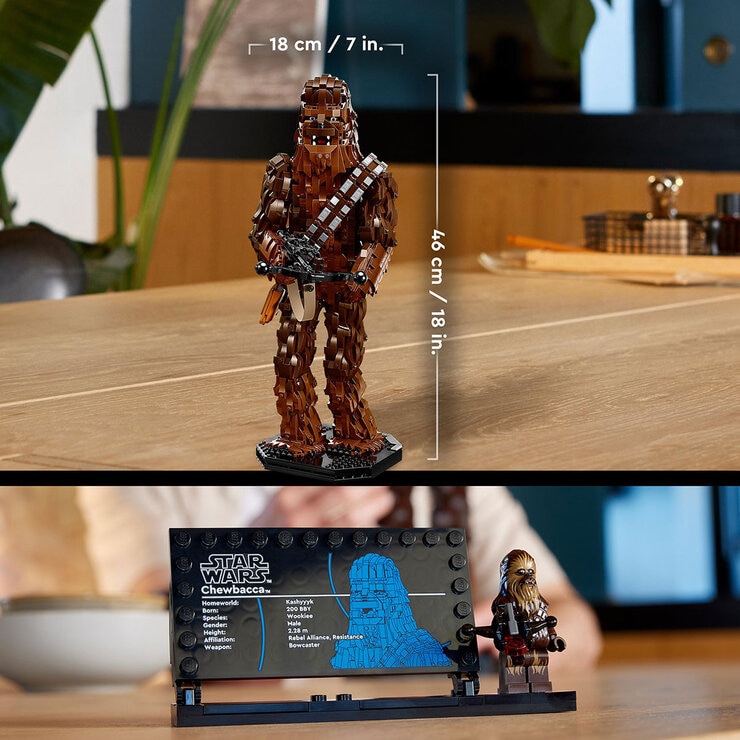 Buy LEGO Star Wars Chewbacca Figure Overview Image at Costco.co.uk