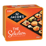 Side on shot of Jacobs Crackers box