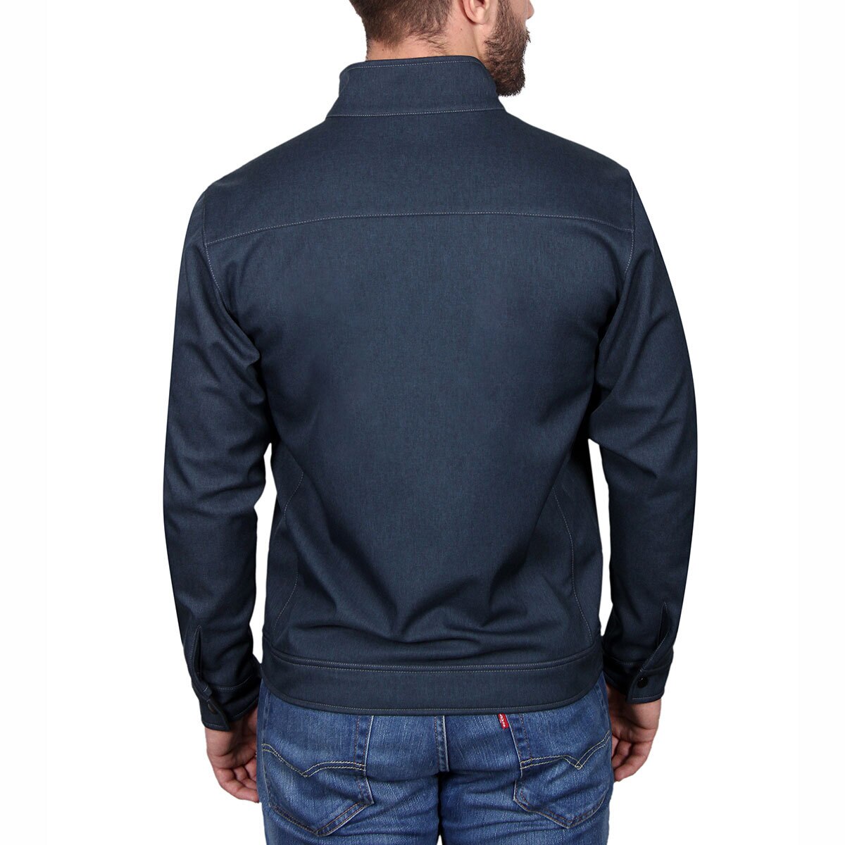 Kirkland Signature Men's Softshell Jacket in Blue Costco UK