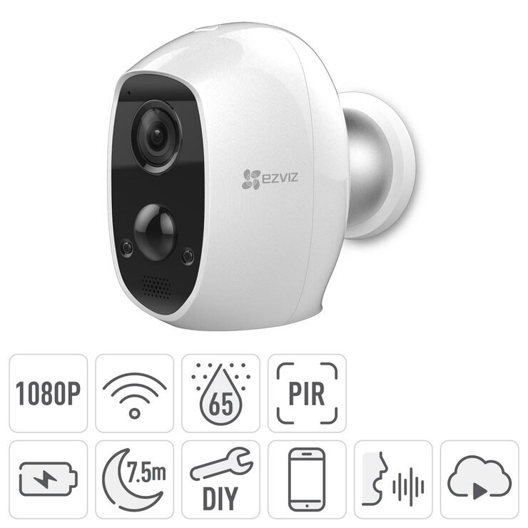 Battery Operated Security Camera >> Ezviz Full Hd Indoor Outdoor Smart Battery Camera Costco Uk Battery Operated Security Camera >> Ezviz Full Hd Indoor Outdoor Smart Battery Camera Costco Uk