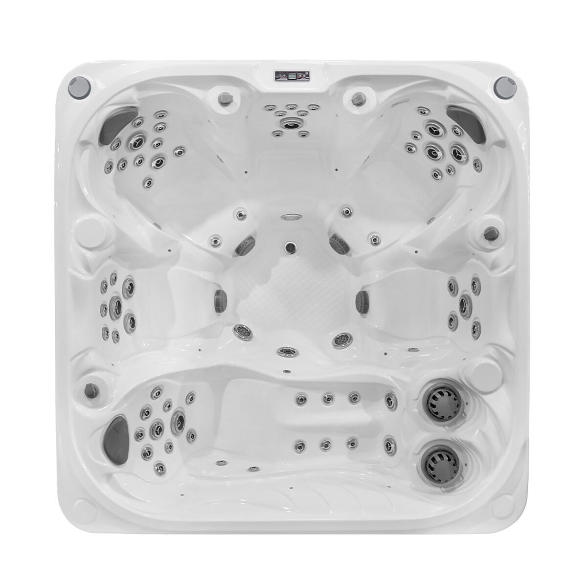 Miami Spas Venus 75-Jet 6 Person Hot Tub in 2 Colours - Delivered and Installed