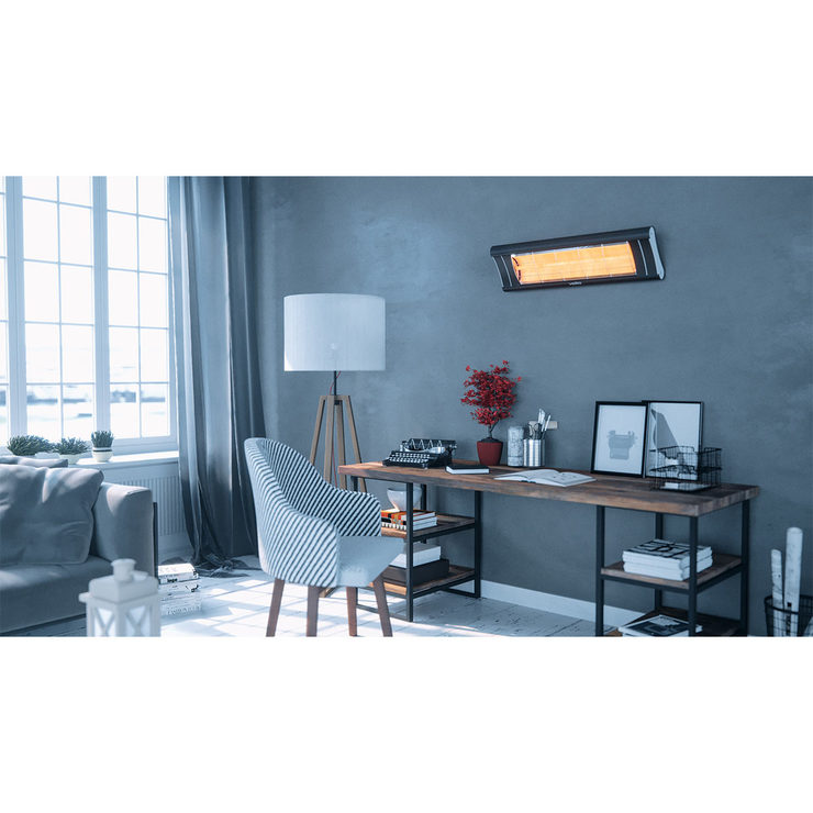 Veito Aero 2500 Indoor And Outdoor Carbon Infrared Heater Black