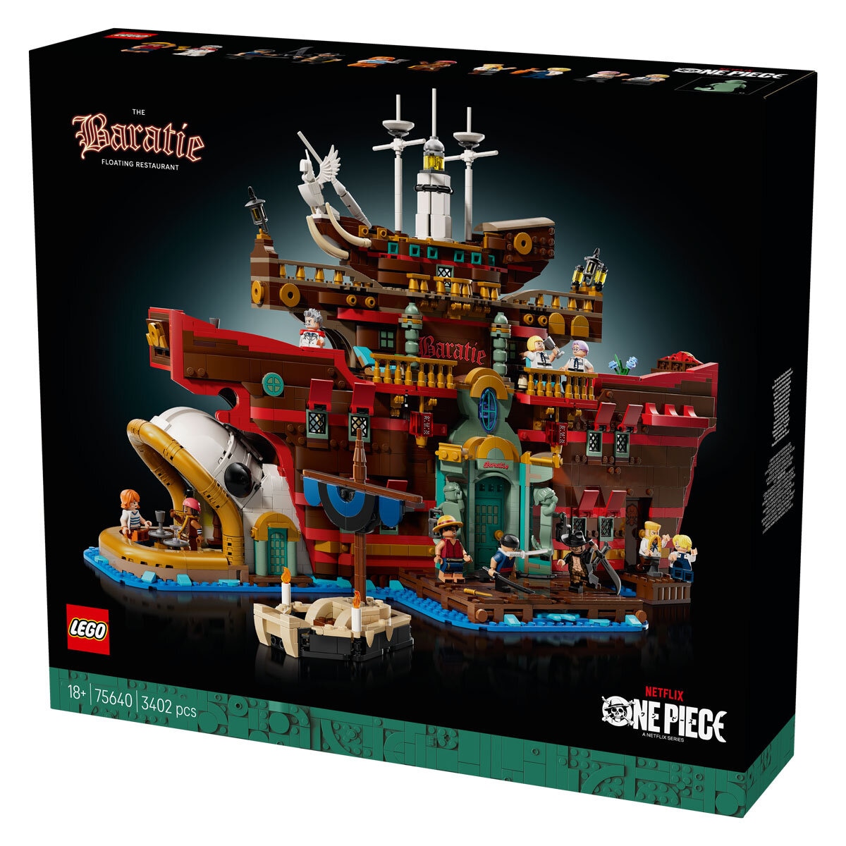 LEGO ONE PIECE The Baratie Floating Restaurant Model 75640 (18+ Years)