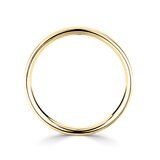 2.5mm Basic Light Court Wedding band. 18ct Yellow Gold