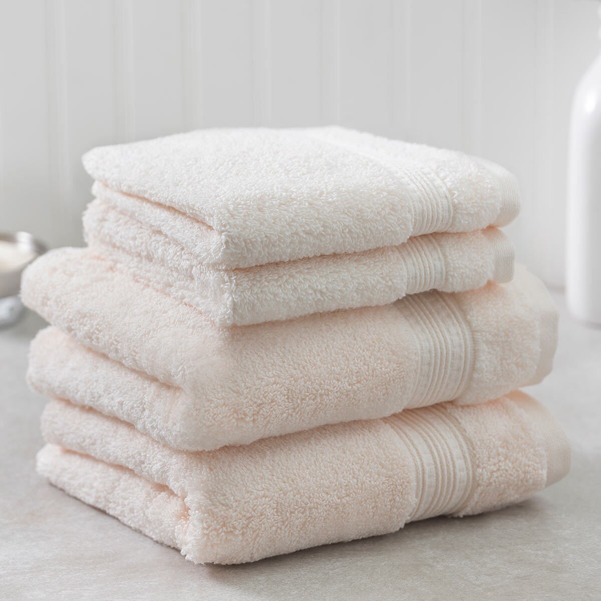 Charisma Hygro Cotton Ivory Hand and Wash Towels, 4 Pack Costco UK