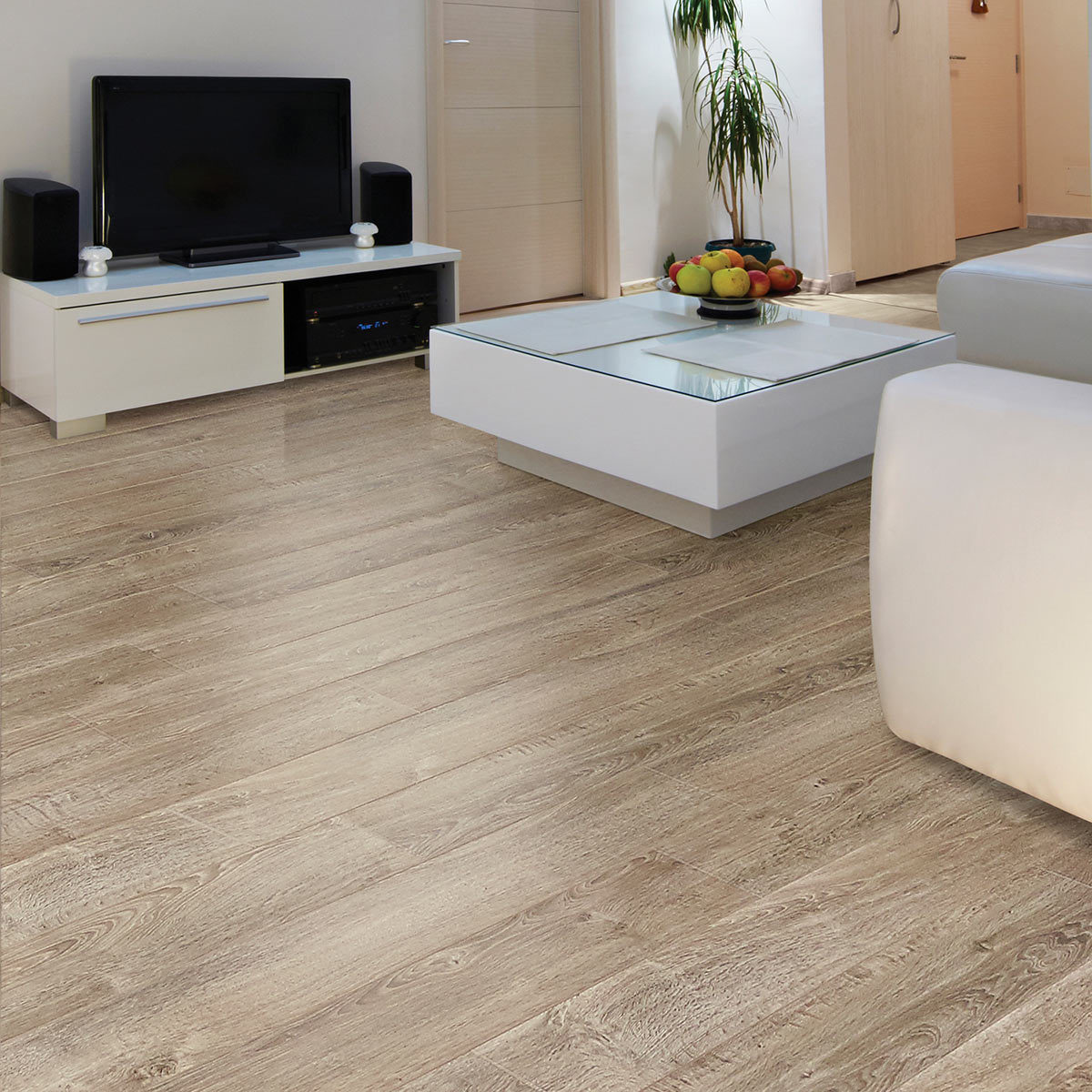 Golden Select Providence Grey Laminate Flooring With Foam Underlay 1 16 M Per Pack Costco Uk
