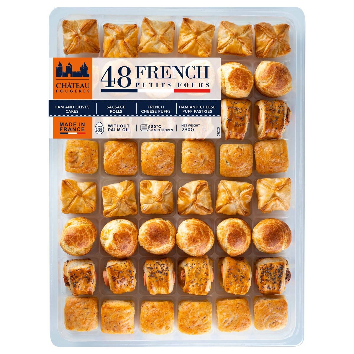 Chateau Fougeres 48 French Petit Fours, 690g
