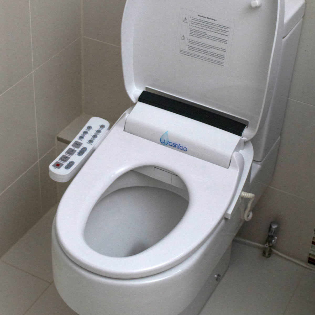 Washloo Omega Smart Electric Bidet Toilet Seat Costco UK