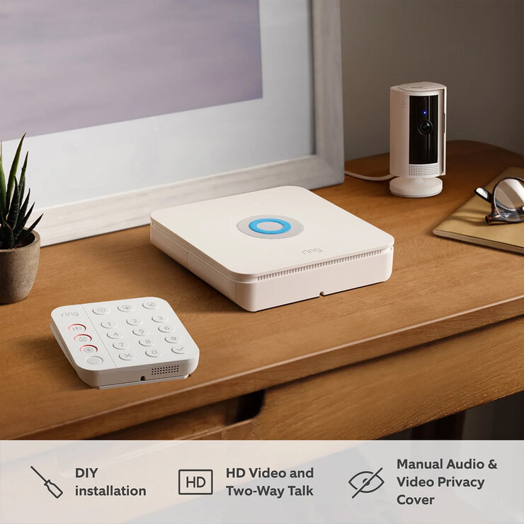 Ring 10 Piece Alarm 2.0 Camera Kit + Indoor Cam