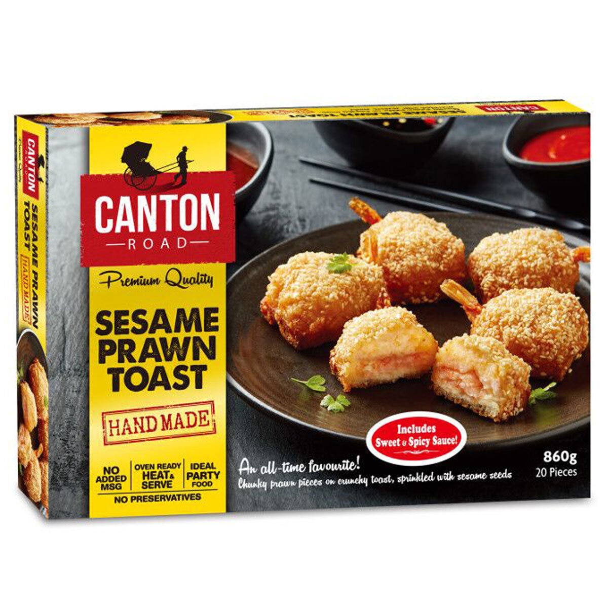 Pack of Canton Road Sesame Prawn Toast