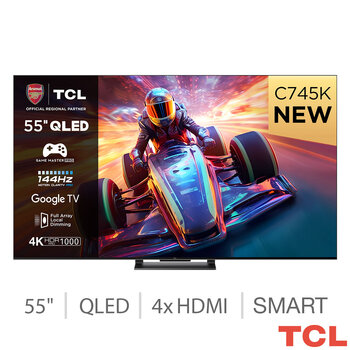 TCL 55C745K 55 Inch QLED 4K Ultra HD 144Hz Smart TV