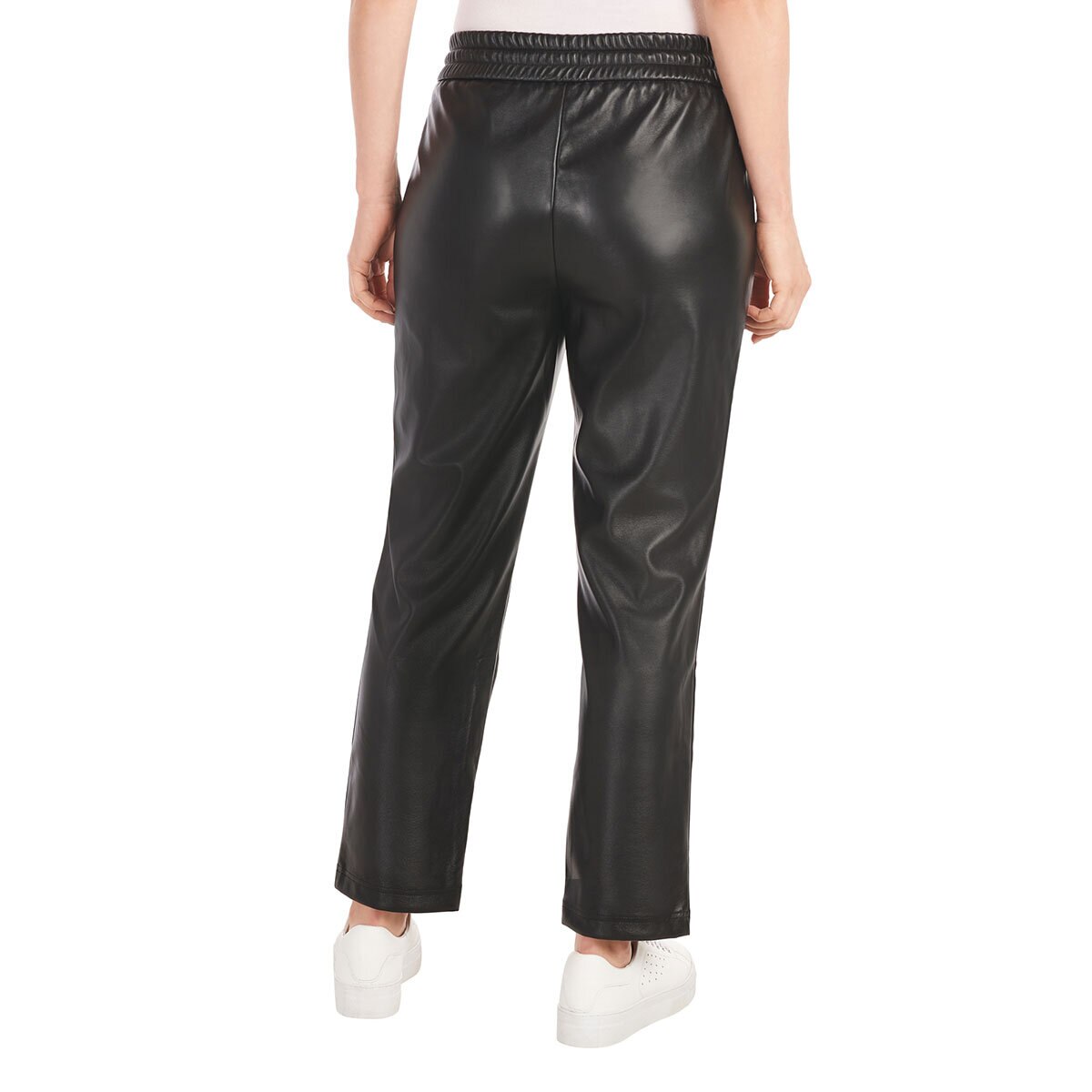 Hilary Radley Faux Leather Pant in Black