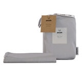 panda bamboo fitted sheet in quiet grey panda bamboo fitted sheet in quiet grey