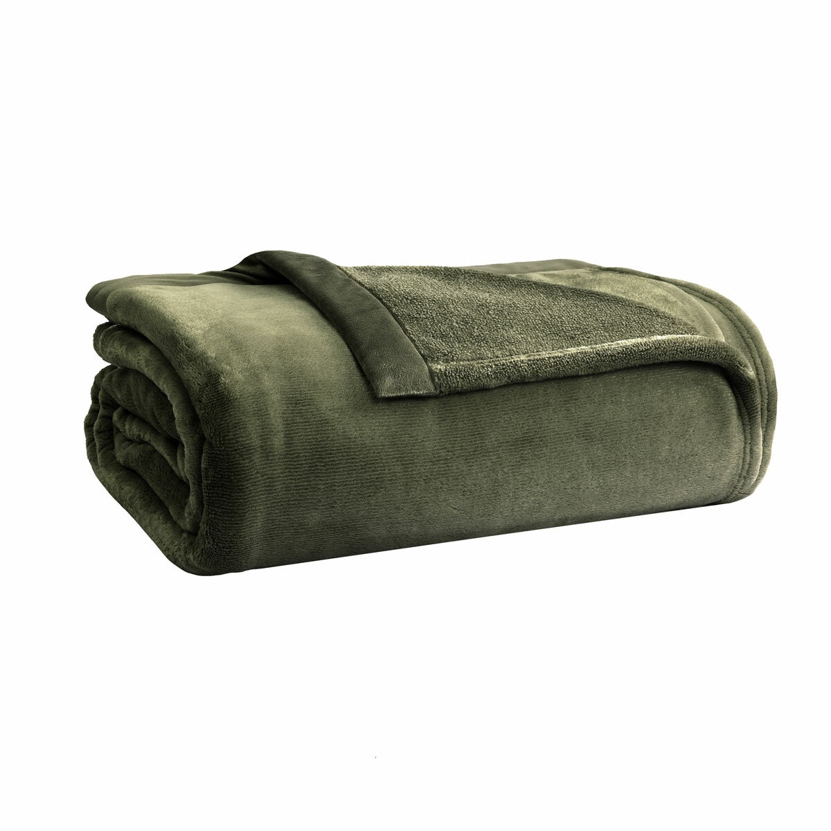 Kirkland Signature Green Queen Plush Blanket, 248 x 233 cm Kirkland Signature Green Queen Plush Blanket, 248 x 233 cm