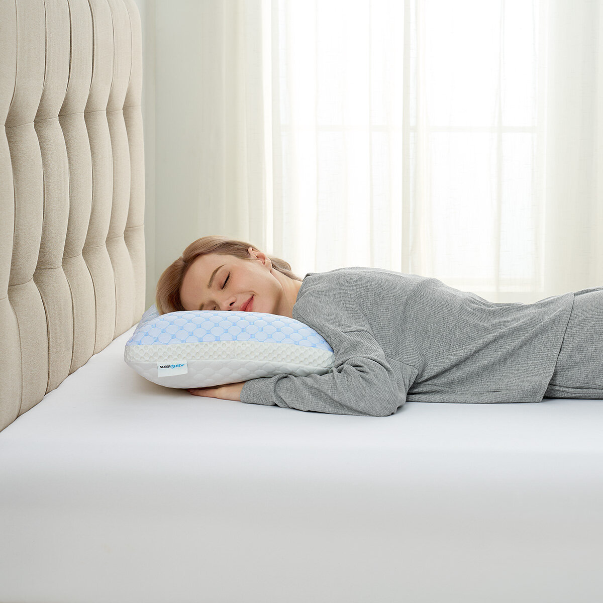 Sleep Renew Cooling Memory Foam Pillow