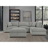 Thomasville Holmes 3 piece Fabric Sectional with Chaise in living room
