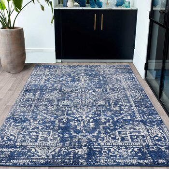 Asiatic Nova Antique Navy Rug, in 3 Sizes