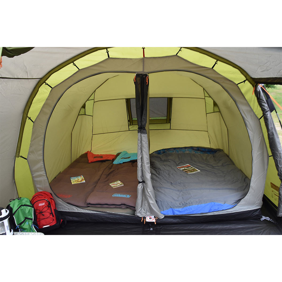 Coleman Mackenzie 4 Blackout 4 Man Tunnel Tent Green - Yorkshire Outdoor Activity Park