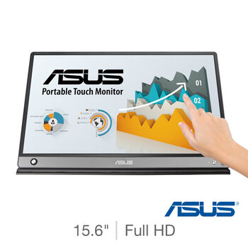 ASUS 15.6 Inch Portable USB Full HD Touch Monitor, MB16AMT