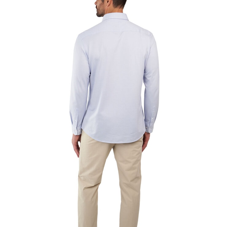 Kirkland Signature Men's Knit Dress Shirt