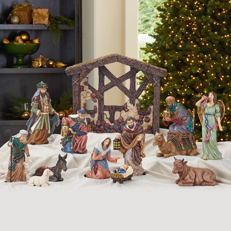 Kirkland Signature 13 Piece Tabletop Nativity Set Costco Uk Kirkland Signature 13 Piece Tabletop Nativity Set