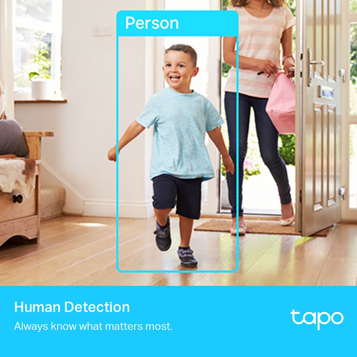 TP-Link Tapo C225 2K 4MP Pan/Tilt AI Home Security Wi-Fi Camera - 2 Pack