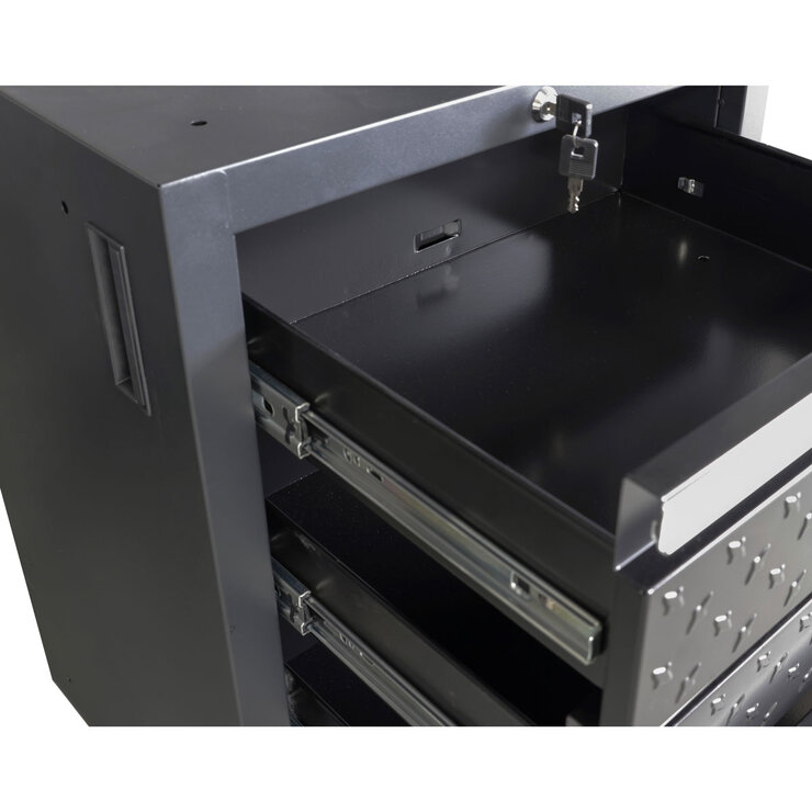 Hilka Garage Pro+ 24 Gauge Steel 9 Piece Cabinet Set