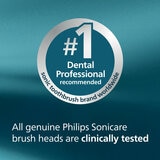 Philips Brush Head 6 Pack in White recommened by dental professionals Philips Brush Head 6 Pack in White recommened by dental professionals