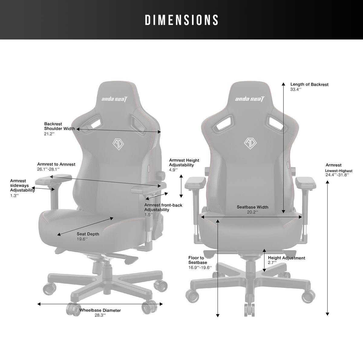 Kaiser Series 3 Large Gaming Chair - Maroon